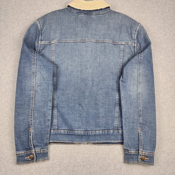 Wrangler Women's Retro Denim Jacket Sherpa Lined Western Large Excellent Cond. - Picture 7 of 13